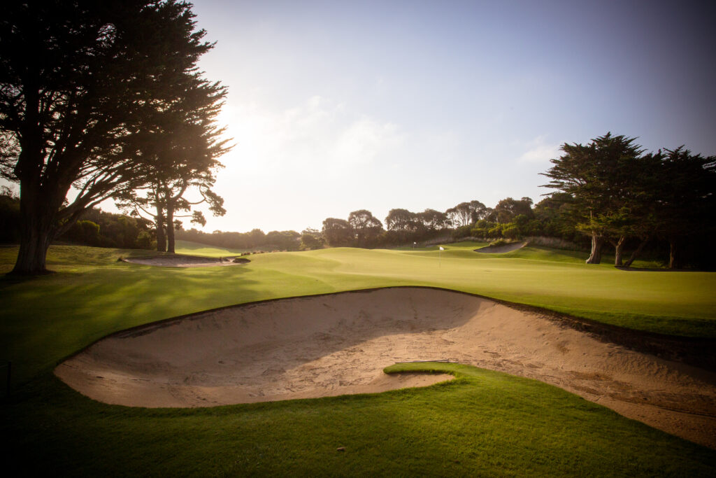 green golf course landscape with sand bunker 2026 09 22 00 20 28 utc